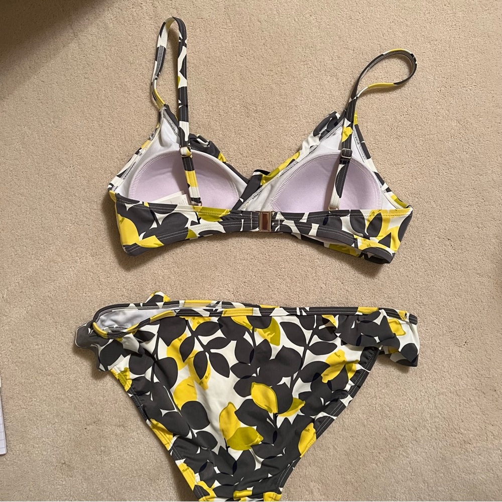 NWOT Boden Trapani bikini top and bottom lemon print - Picture 4 of 6